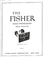 Fisher CUSTOM-ELECTRA-K-14 - Service Manual 